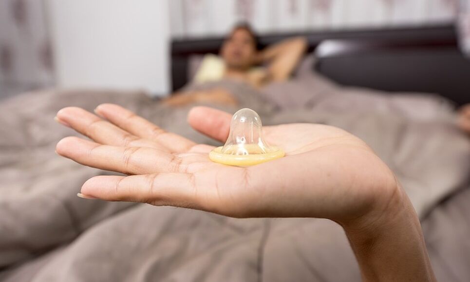 condoms and lubricants when stimulated