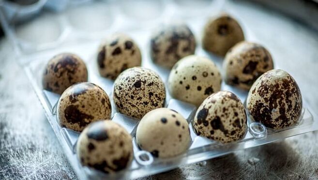 Quail eggs