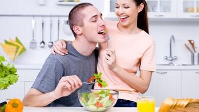 Food to increase the effectiveness