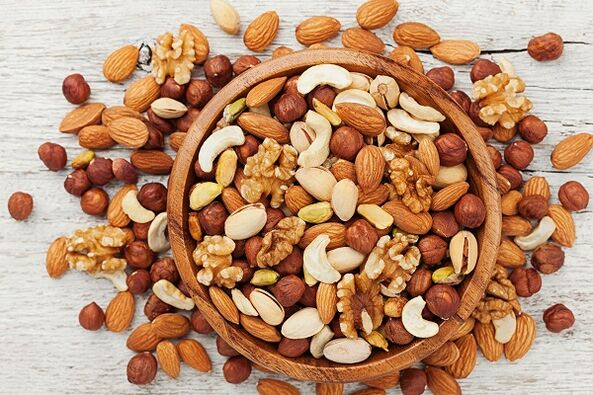 Different nuts for men's health